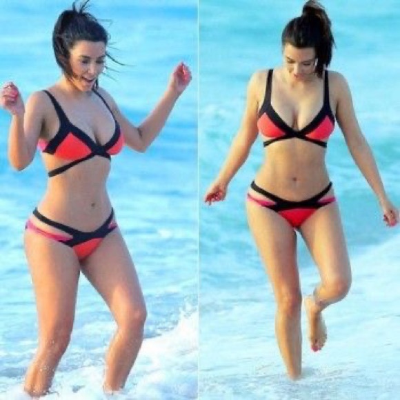 NWOT strappy “Herve Leger” Inspired bikini Sz. M/L - Picture 6 of 7